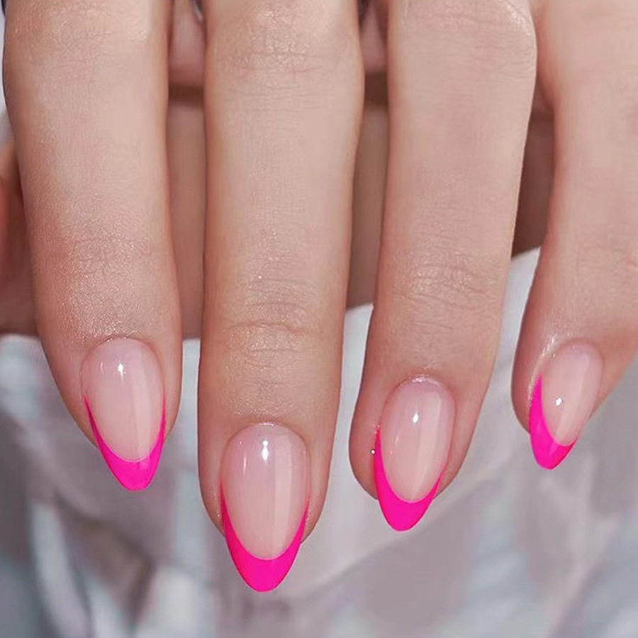 24Pcs Wearable Fake Nail Sets  - đánh giá và giá Nail Art Simple