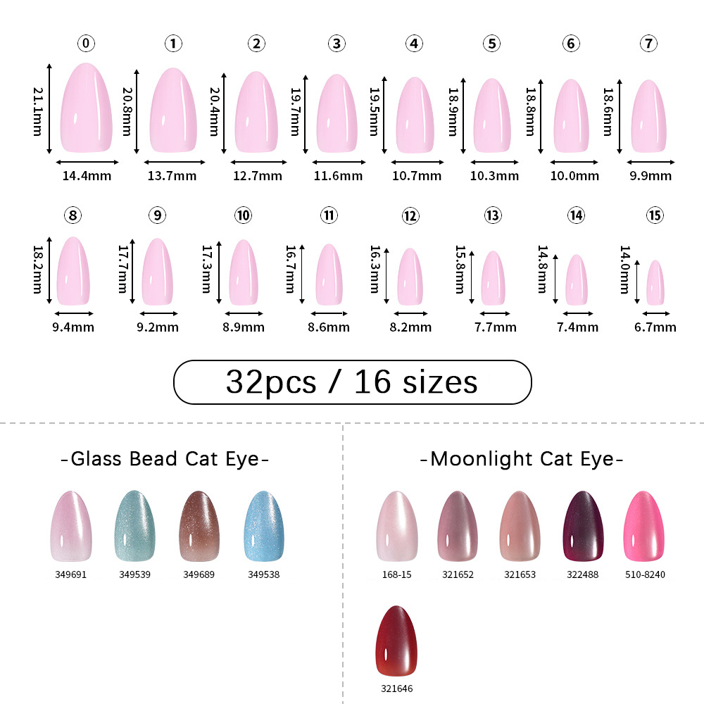 VITAGWX 32pcs Press on Nails A - đánh giá và giá Nail Art Gliter