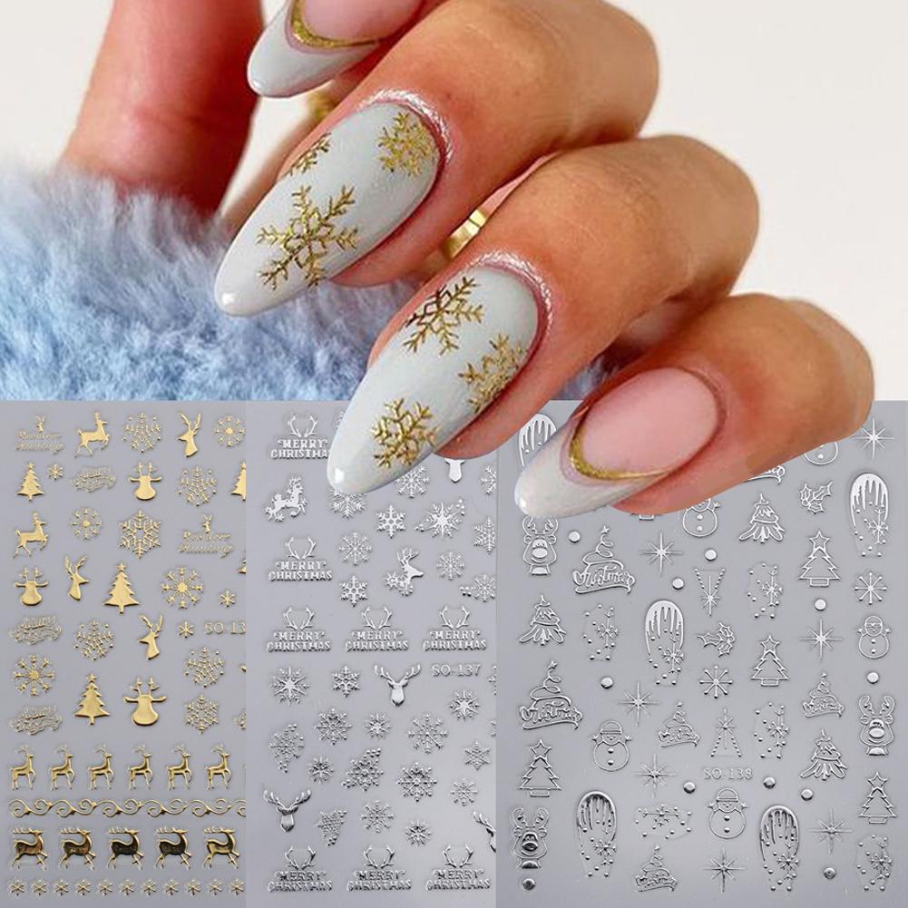 Christmas Nail Art Stickers Na - đánh giá và giá Nail Art Xmas Design