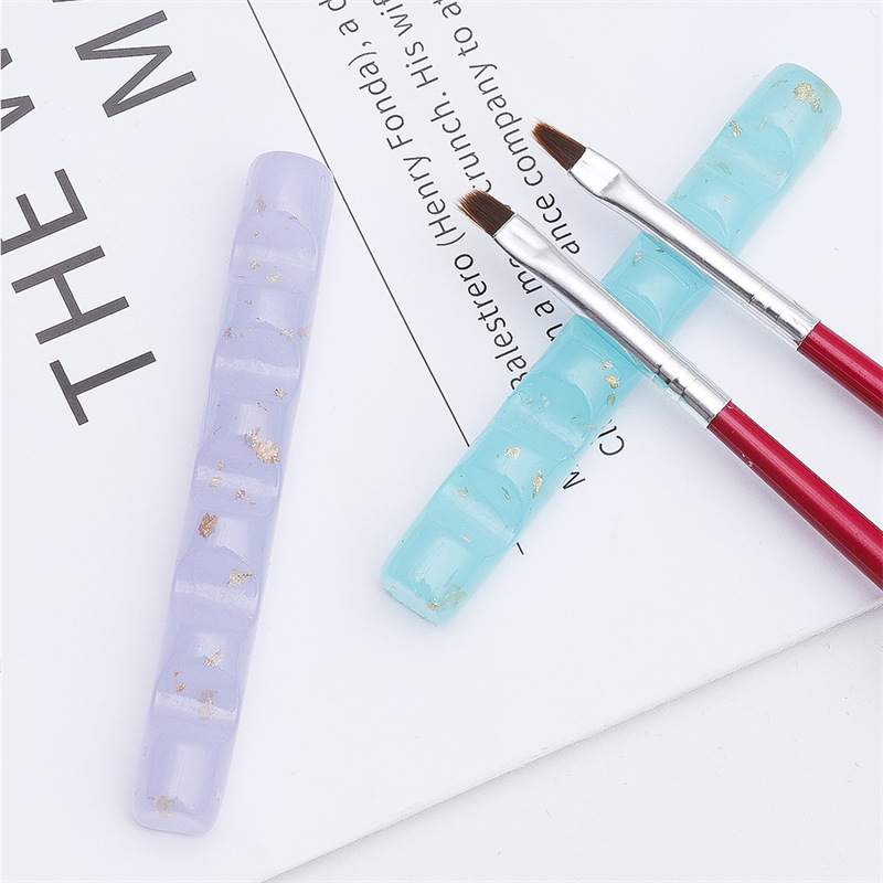 5 Grid Nail Brush Holder Stand - đánh giá và giá Nail Art Simple