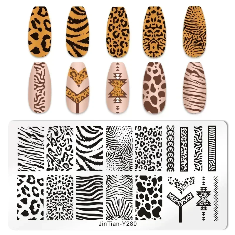 Tiger Zebra Leopard Print Nail - đánh giá và giá Nail Art Zebra