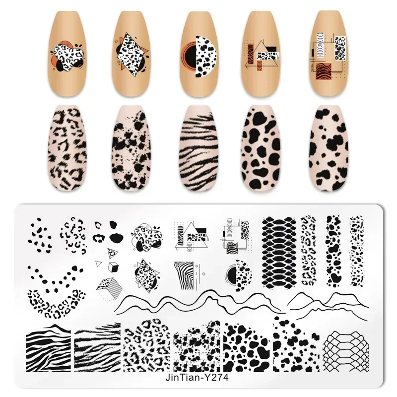 Tiger Zebra Leopard Print Nail - đánh giá và giá Nail Art Zebra