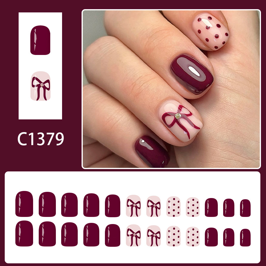 Short Square Press On Nails Gl - đánh giá và giá Nail Art Gliter