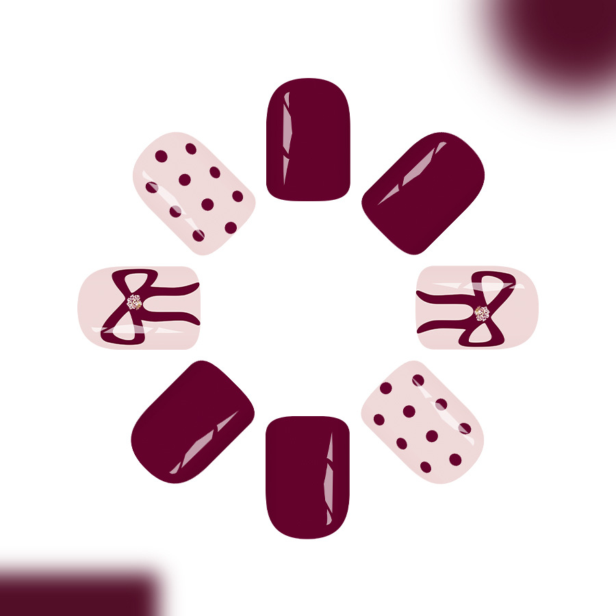 Short Square Press On Nails Gl - đánh giá và giá Nail Art Gliter
