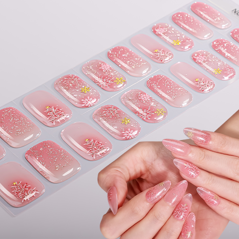 20Tips Christmas Semi-Cured Ge - đánh giá và giá Nail Art Xmas Design