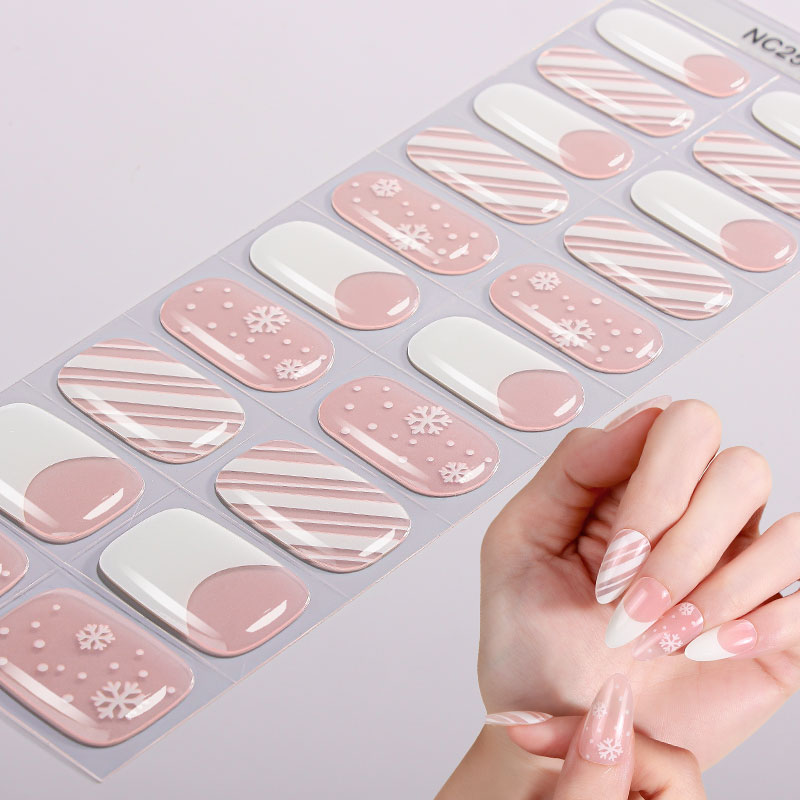20Tips Christmas Semi-Cured Ge - đánh giá và giá Nail Art Xmas Design
