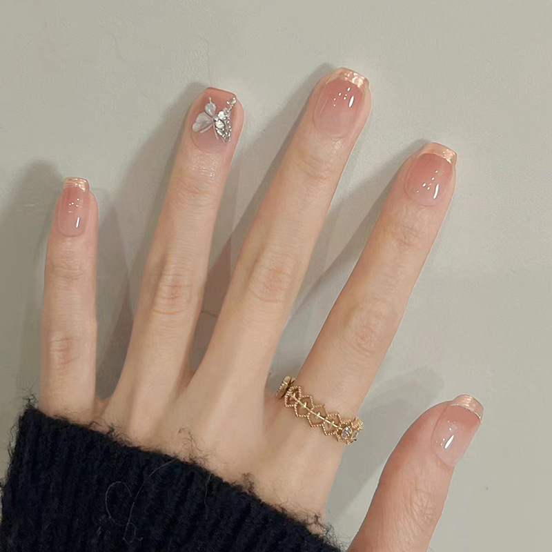 24Pcs Cat's Eye Simple Glitter - đánh giá và giá Nail Art Simple