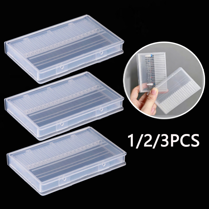 1/2/3PCS 20 Slots Clear Nail D - đánh giá và giá Nail Art Simple