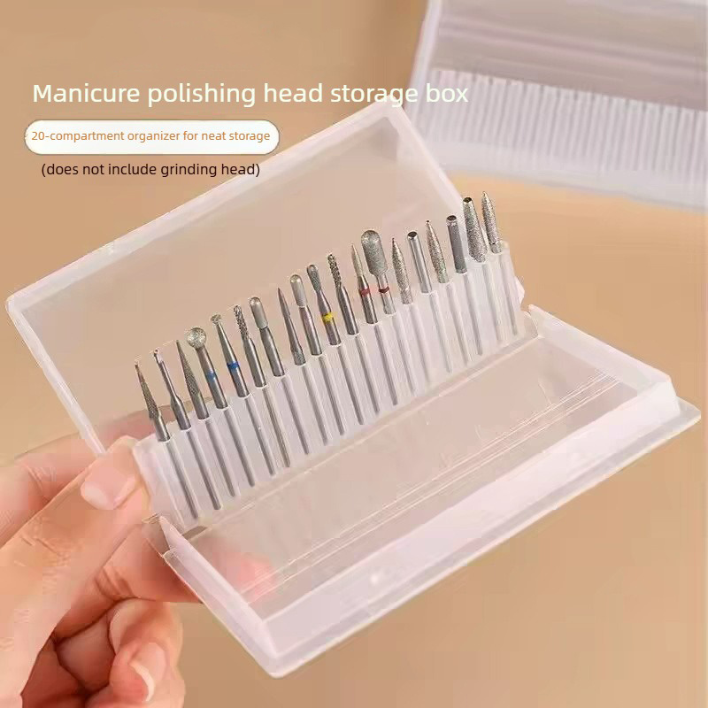 1/2/3PCS 20 Slots Clear Nail D - đánh giá và giá Nail Art Simple