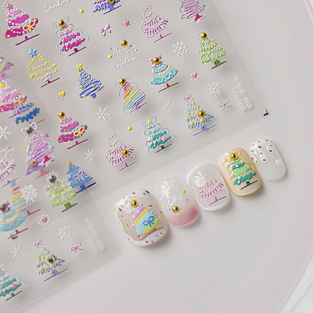 Christmas Nail Art Stickers De - đánh giá và giá Nail Art Xmas Design